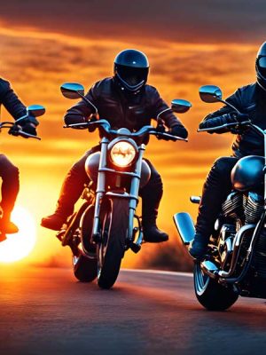 3 motorcycle riders